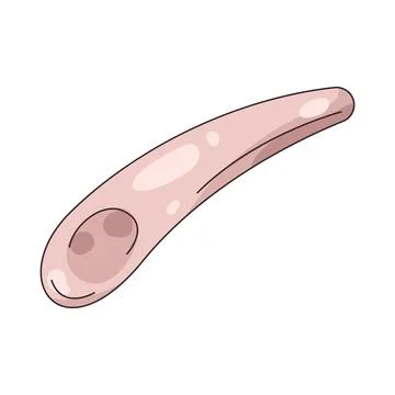 Illustration of face mask spoon Stock Illustration