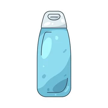 Illustration of face wash bottle Stock Illustration