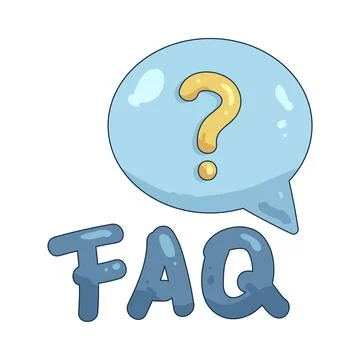 Illustration of FAQ Stock Illustration