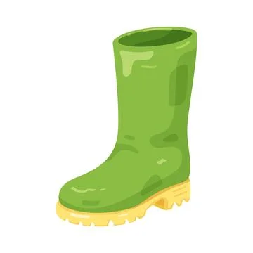 Illustration of farmer boot Stock Illustration