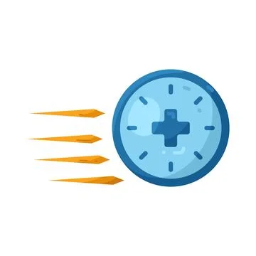 Illustration of Fast time Illustrazione stock