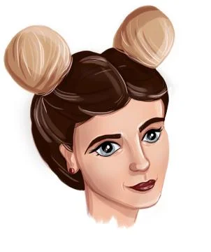 Illustration of a female Stock Illustration