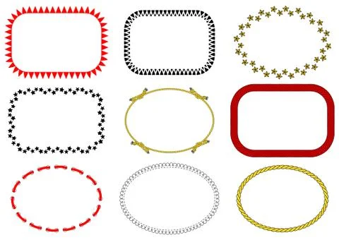 Illustration of a few frames Stock-Illustration