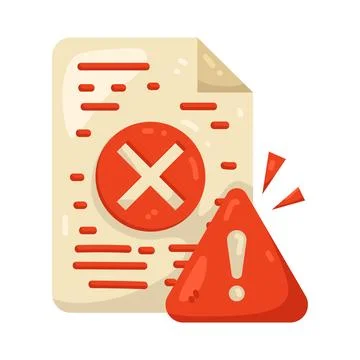 Illustration of File error イラスト素材