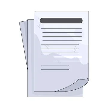 Illustration of file Stock Illustration