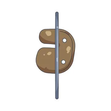 Illustration of finger tab Stock Illustration