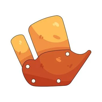 Illustration of finger tab Stock Illustration