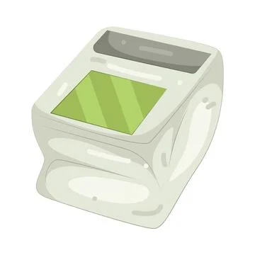 Illustration of fingerprint scanner Stock Illustration