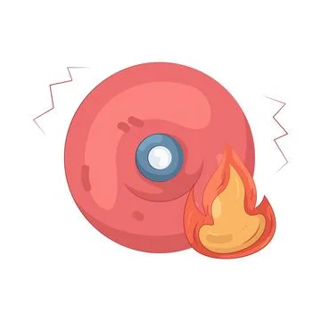 Illustration of fire alarm Stock Illustration