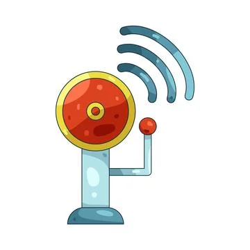 Illustration of fire alarm イラスト素材