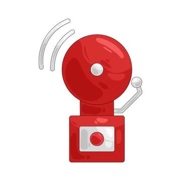 Illustration of fire alarm Stock Illustration