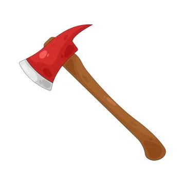 Illustration of fire axe Stock Illustration