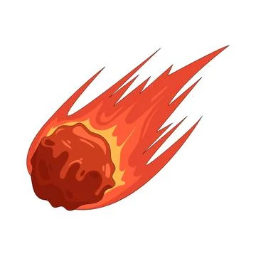 Illustration of fire ball Stock Illustration