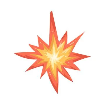 Illustration of fire explosion Stock-Illustration