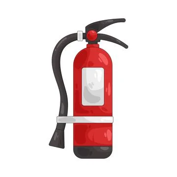 Illustration of fire extinguisher Stock Illustration