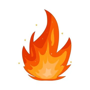 Illustration of Fire Stock Illustration
