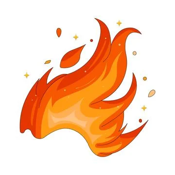 Illustration of Fire Stock Illustration