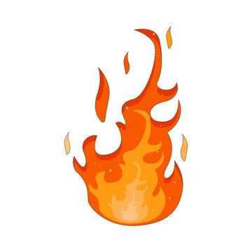 Illustration of Fire Stock Illustration