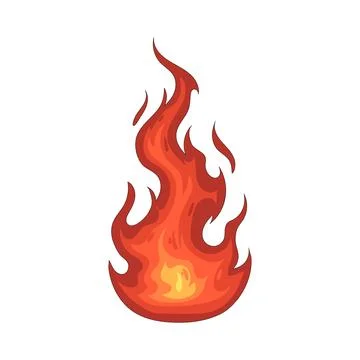 Illustration of Fire Stock Illustration