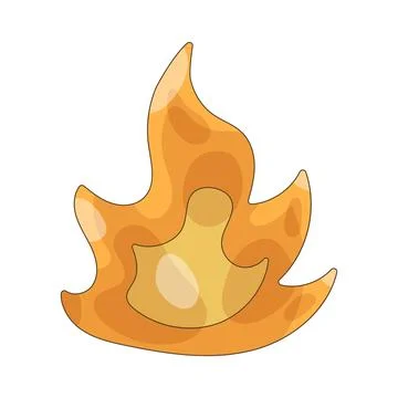 Illustration of fire Stock Illustration