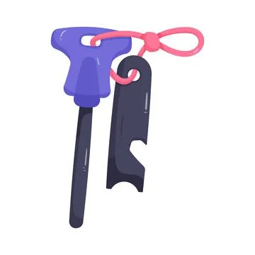 Illustration of fire starter Stock Illustration