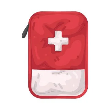 Illustration of first aid kit Stock Illustration