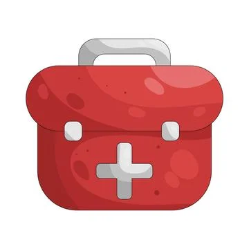 Illustration of first aid kit Stock Illustration