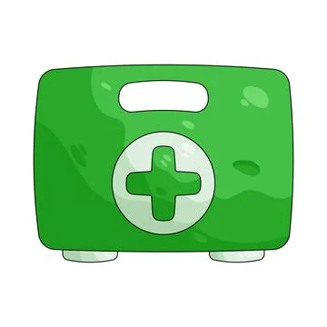 Illustration of first aid kit Stock Illustration