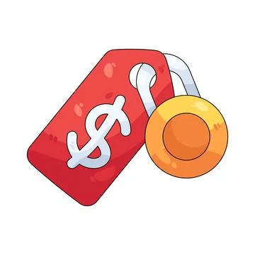 Illustration of Fixed price Stock Illustration