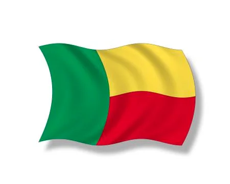 Illustration, Flag of Benin Stock Illustration