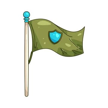 Illustration of flag 스톡 일러스트