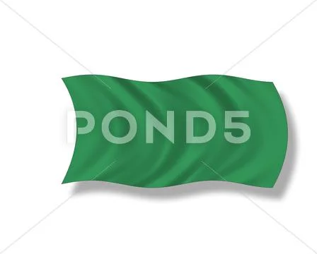 Illustration, Flag of Libya Stock Illustration