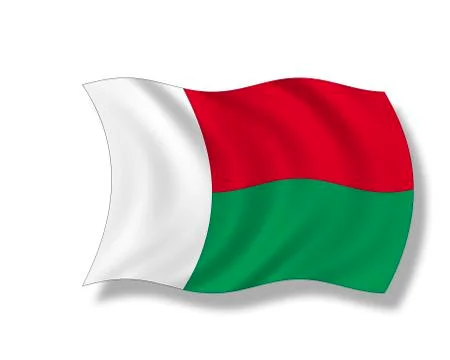 Illustration, Flag of Madagascar Stock Illustration