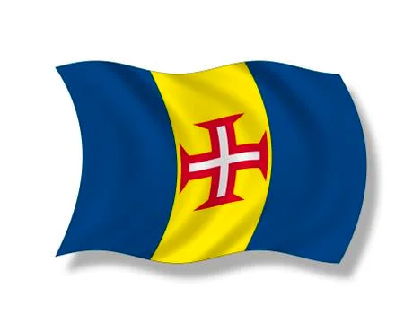 Illustration, Flag of Madeira Stock Illustration