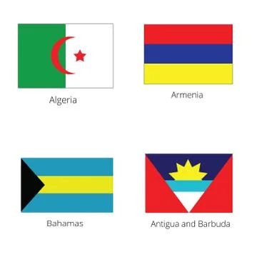 Illustration flag nations Stock-Illustration
