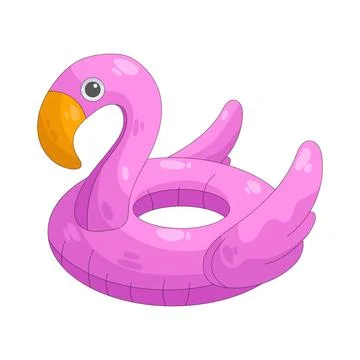 Illustration of flamingo float Stock Illustration