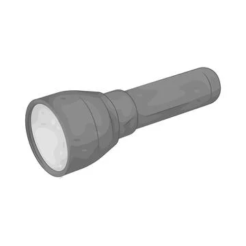 Illustration of Flashlight Stock Illustration