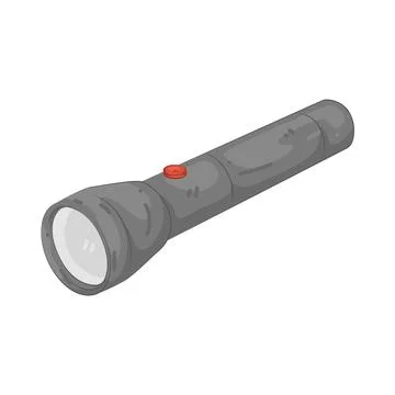 Illustration of flashlight Stock Illustration