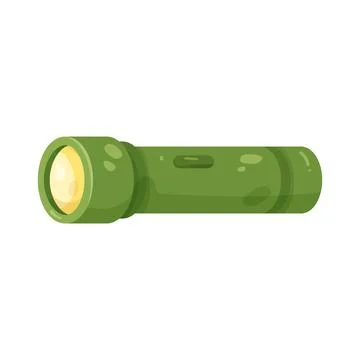 Illustration of flashlight Illustrazione stock