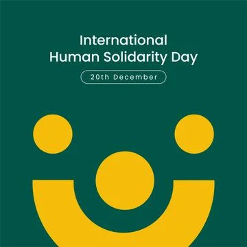 Illustration Flat Cartoon Hand Drawn Style for International Human Solidari.. Stock Illustration