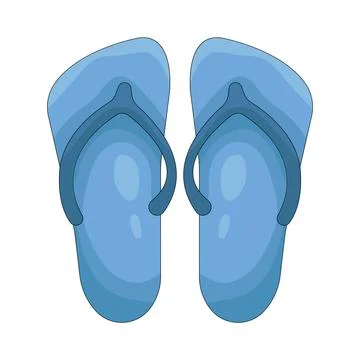 Illustration of Flip flops Stock-Illustration