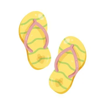 Illustration of flip flops イラスト素材