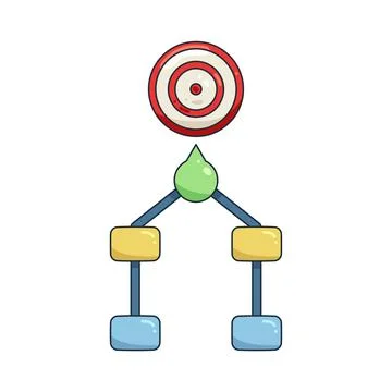 Illustration of Flowchart Stock Illustration