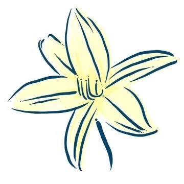 Illustration of a flower Stock Illustration