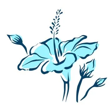 Illustration of a flower Stock Illustration
