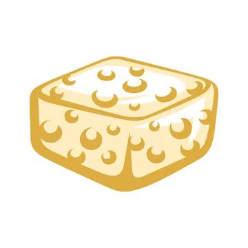 Illustration of foam sponge. Stock Illustration