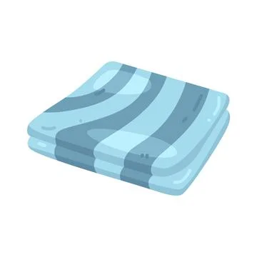 Illustration of folded towel Ilustración de archivo