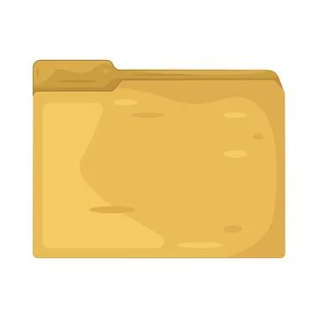 Illustration of folder Illustrazione stock