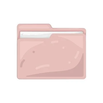 Illustration of folder Illustrazione stock