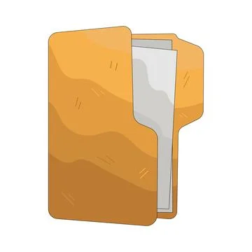 Illustration of folder 스톡 일러스트